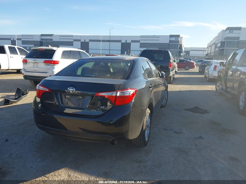 2015 Toyota Corolla 1.8 Le black Lot 111044193945 Vin 5YFBURHE1FP235572
