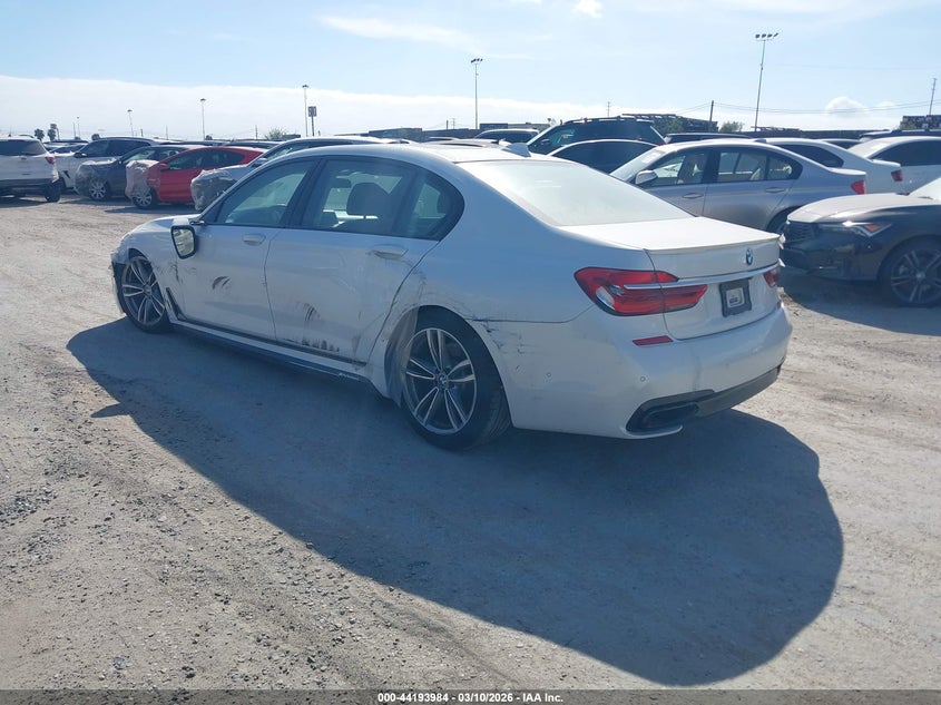 Vin: wba7e2c5xjg742267, lot: 44689985, bmw 740i 20183