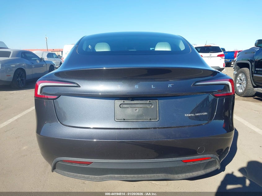 VIN 5YJ3E1EB8SF076911 2025 TESLA MODEL 3 LONG RANGE ALL-WHEEL DRIVE
