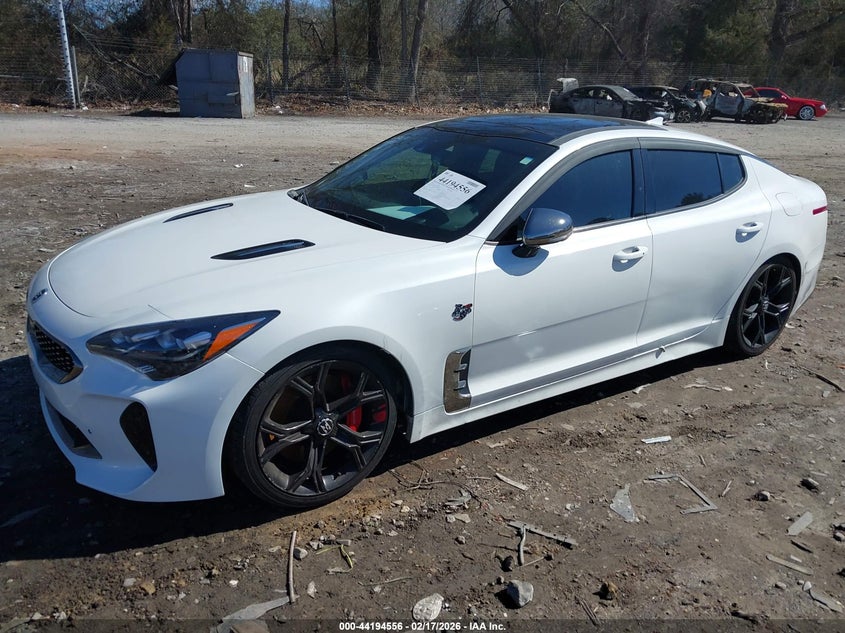 Vin: knae55lc8l6081449, lot: 44690557, kia stinger gt2 20202