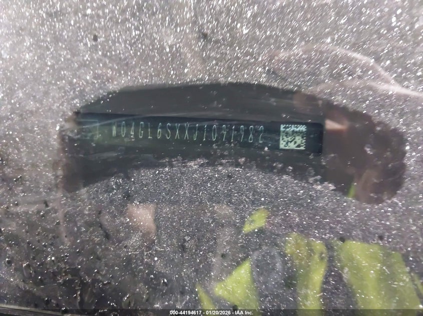 2018 Buick Regal Sportback Preferred VIN: W04GL6SXXJ1091982 Lot: 44194617