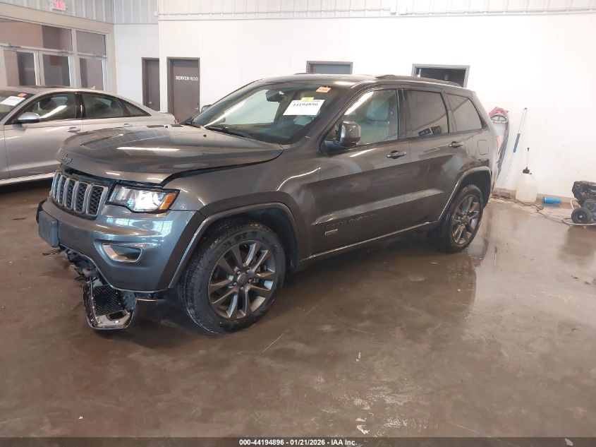 2017 Jeep Grand Cherokee Limited 75Th Anniversary Edition 4X4