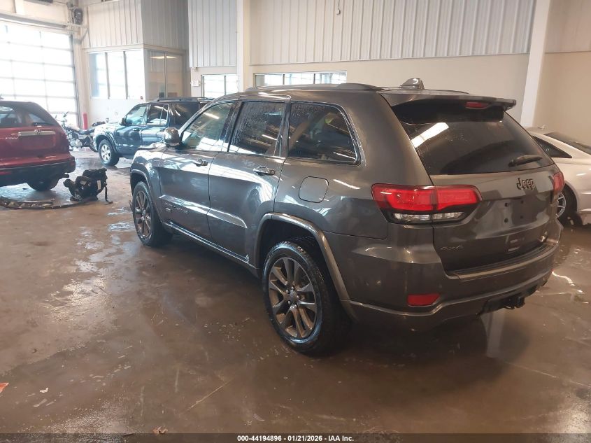 2017 Jeep Grand Cherokee Limited 75Th Anniversary Edition 4X4