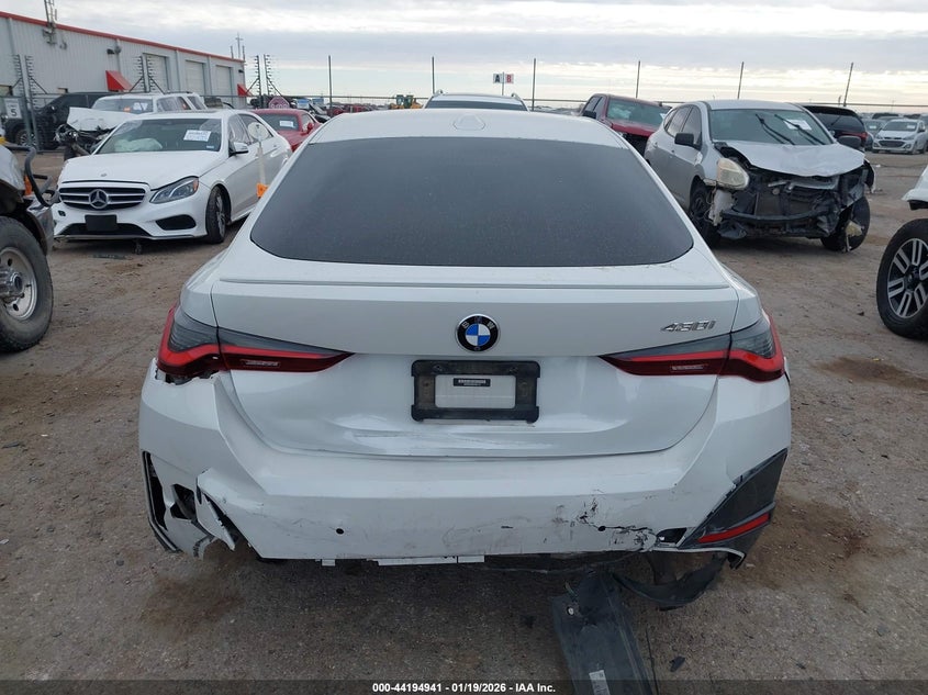 2022 BMW 430I Gran Coupe VIN: WBA63AV08NFM01152 Lot: 44194941