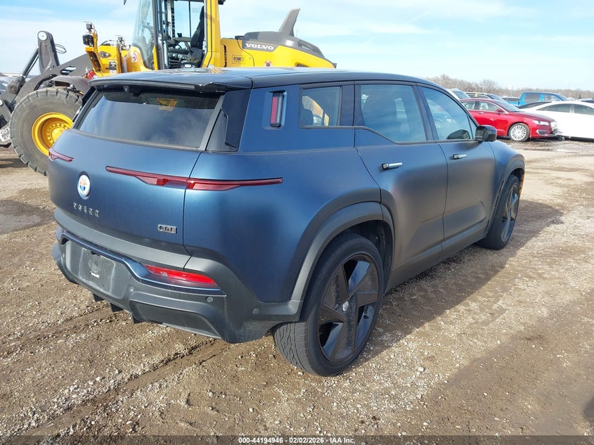Vin: vcf1zbu29pg005068, lot: 44690947, fisker ocean one 20234