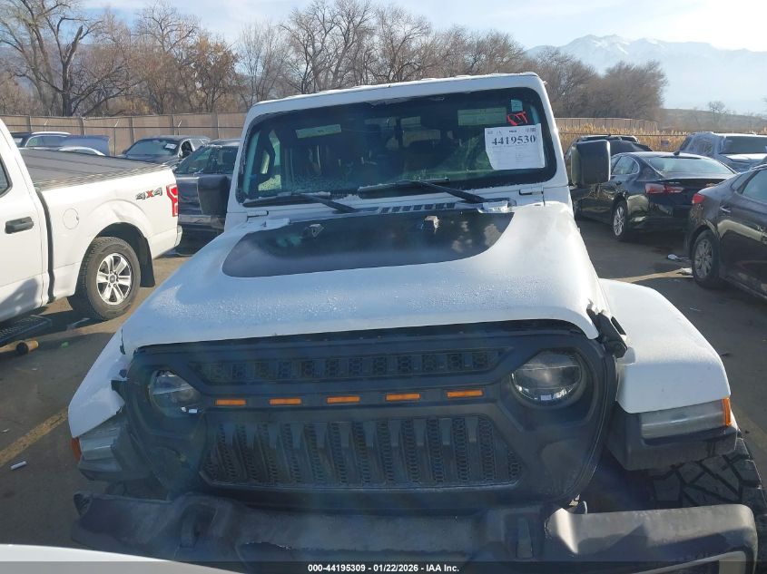 2020 Jeep Gladiator Overland 4X4 VIN: 1C6HJTFG4LL123736 Lot: 44195309