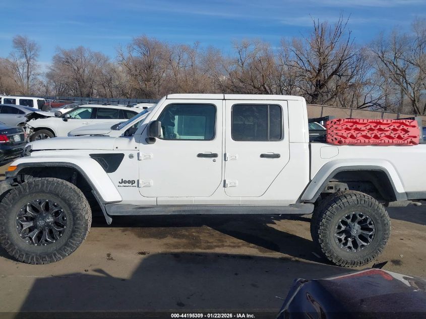 2020 Jeep Gladiator Overland 4X4 VIN: 1C6HJTFG4LL123736 Lot: 44195309