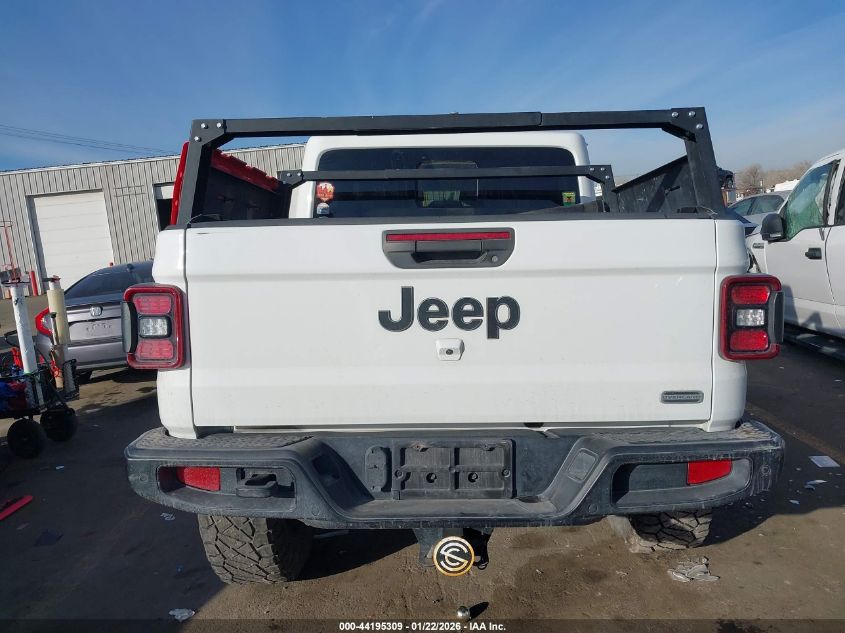 2020 Jeep Gladiator Overland 4X4 VIN: 1C6HJTFG4LL123736 Lot: 44195309
