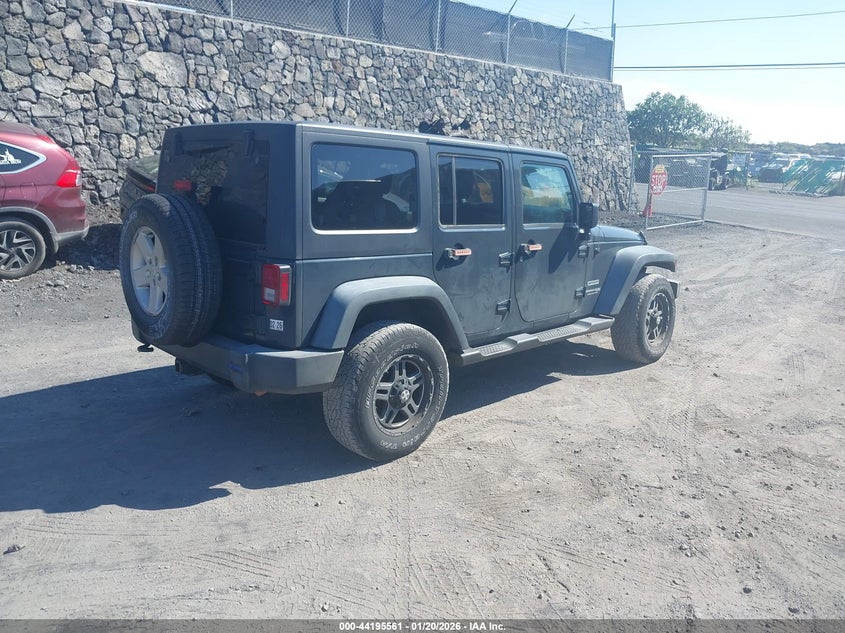 2018 Jeep Wrangler Jk Unlimited Sport S 4X4