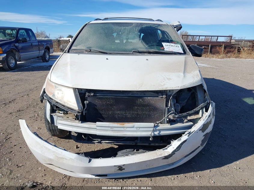 2012 Honda Odyssey 3.5 Ex-L white Lot 111044196344 Vin 5FNRL5H65CB108916