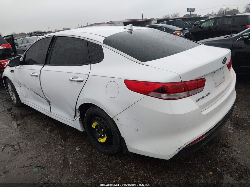 Vin: 5xxgt4l32hg158188, lot: 44692562, kia optima lx 20173