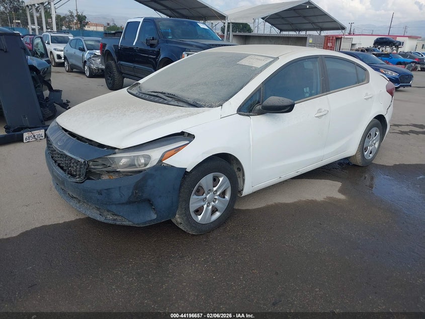 Vin: 3kpfk4a70he019738, lot: 44692657, kia forte lx 20172
