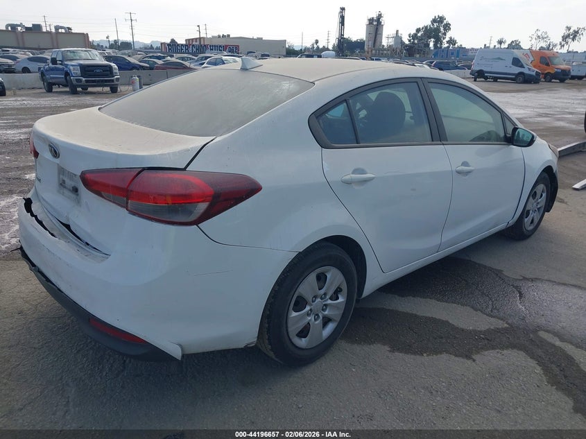 Vin: 3kpfk4a70he019738, lot: 44692657, kia forte lx 20174