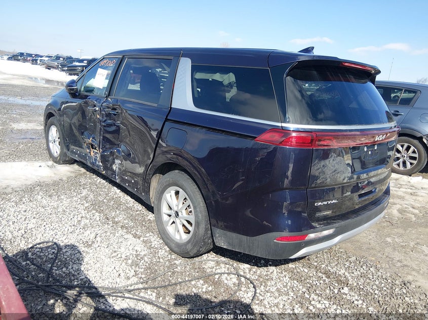 Vin: kndnb4h30r6425296, lot: 44693008, kia carnival mpv lx seat package 20243