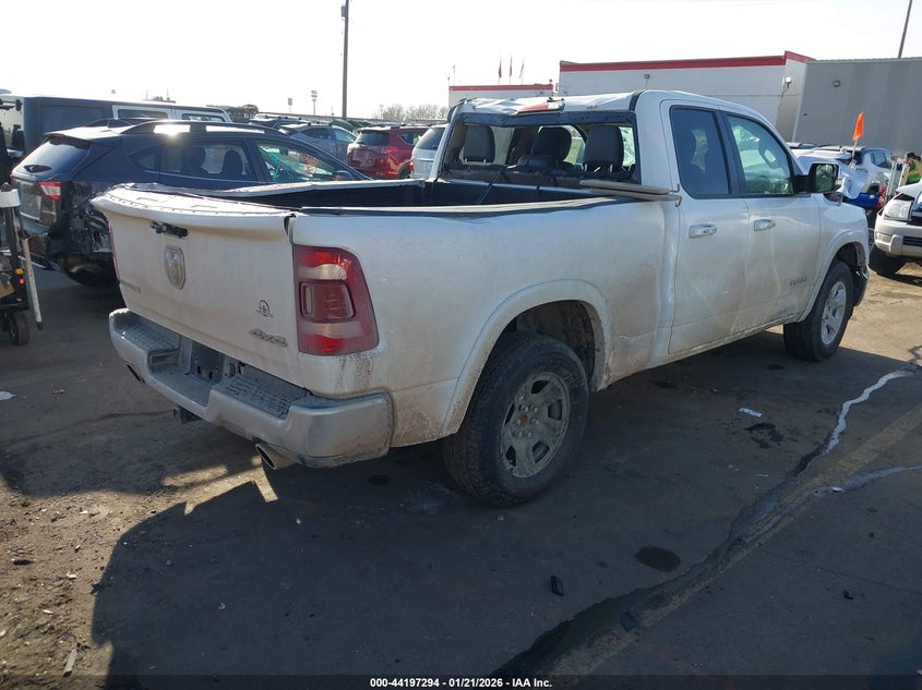 Vin: 1c6srfdt4ln280820, lot: 44693295, ram 1500 laramie  4x4 6'4 box 20204