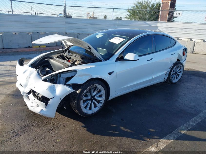 2022 Tesla Model 3 Long Range Dual Motor All-Wheel Drive