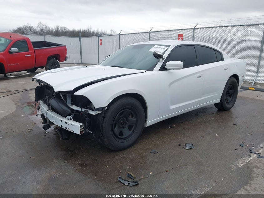 Vin: 2c3cdxag3eh237126, lot: 44693671, dodge charger police 20142