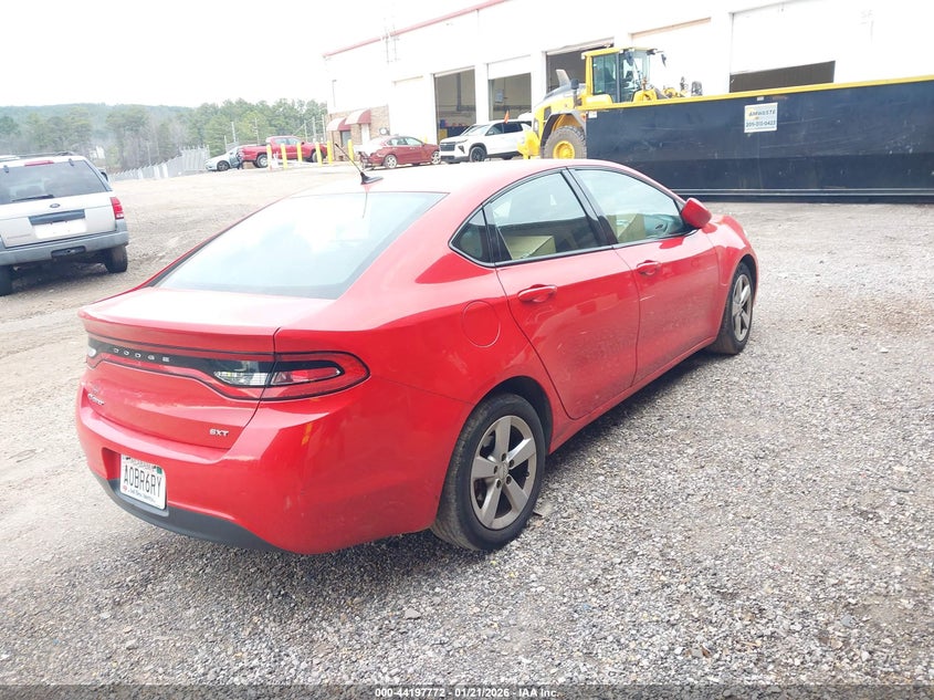Vin: 1c3cdfbb4gd766551, lot: 44693773, dodge dart sxt 20164