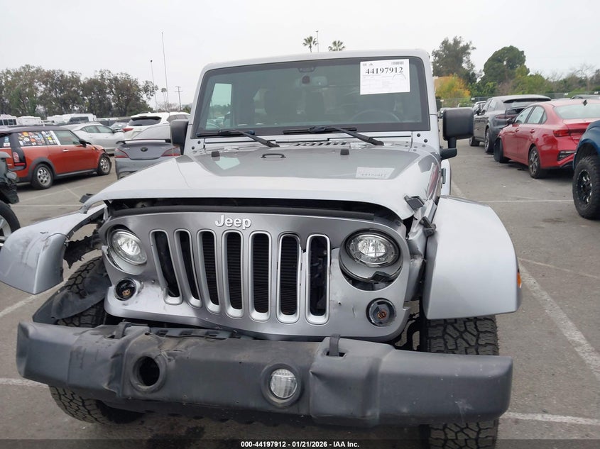 2018 Jeep Wrangler Jk Sahara 4X4 VIN: 1C4GJWBG6JL925603 Lot: 44197912