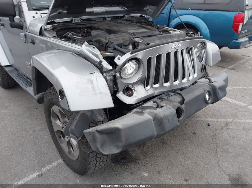 2018 Jeep Wrangler Jk Sahara 4X4 VIN: 1C4GJWBG6JL925603 Lot: 44197912