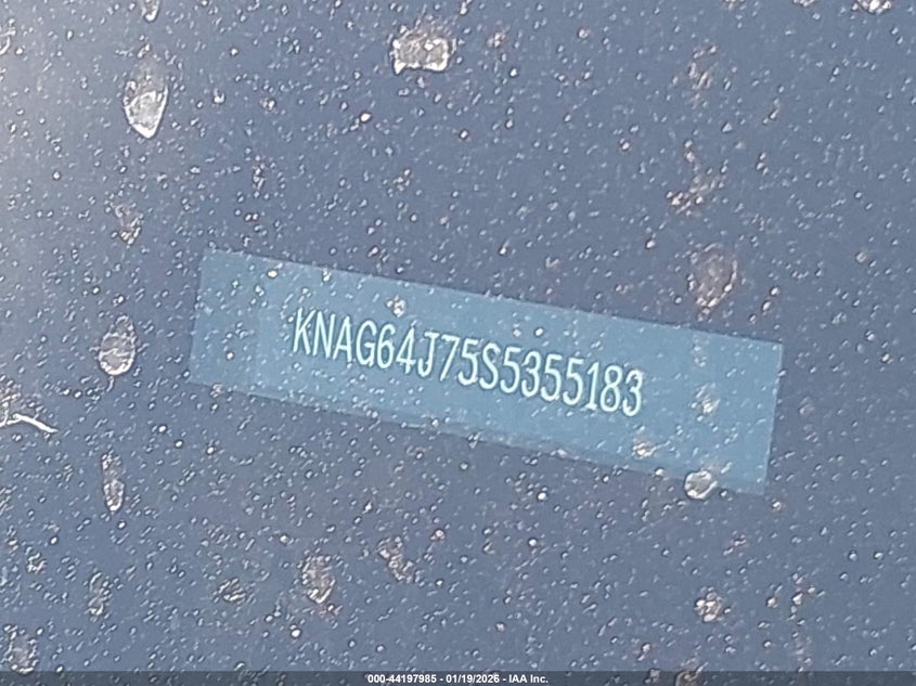 2025 Kia K5 Gt-Line VIN: KNAG64J75S5355183 Lot: 44197985