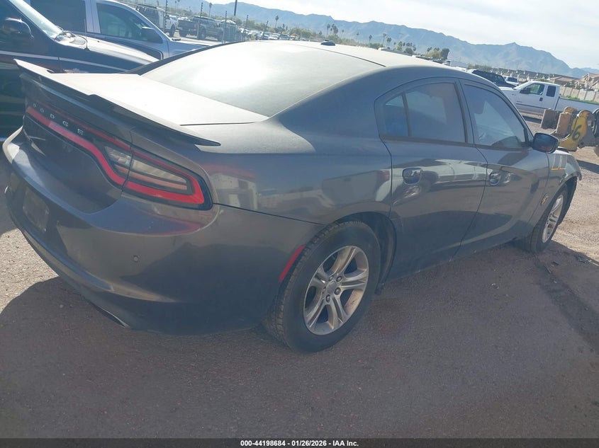 Vin: 2c3cdxbg2fh856803, lot: 44694685, dodge charger se 20154