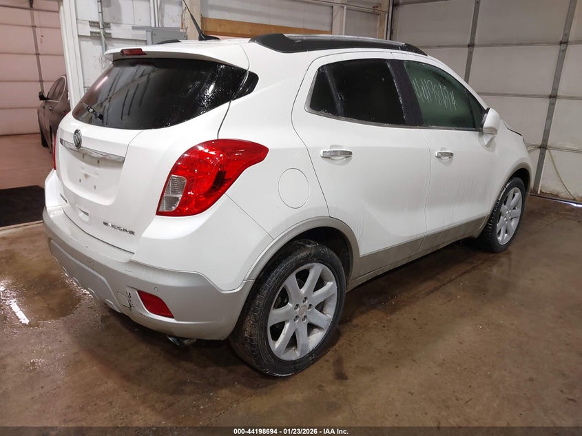 Vin: kl4cjdsb7db077565, lot: 44694695, buick encore premium 20134