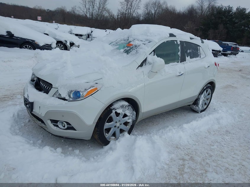 Vin: kl4cjdsb7db077565, lot: 44694695, buick encore premium 20132