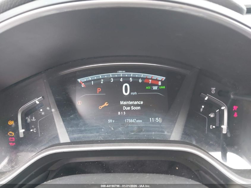 2017 Honda Cr-V Ex-L/Ex-L Navi VIN: 2HKRW2H84HH608999 Lot: 44198796