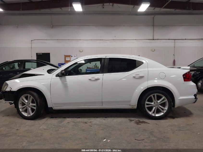 2013 Dodge Avenger Se V6 VIN: 1C3CDZAG9DN526304 Lot: 44199194