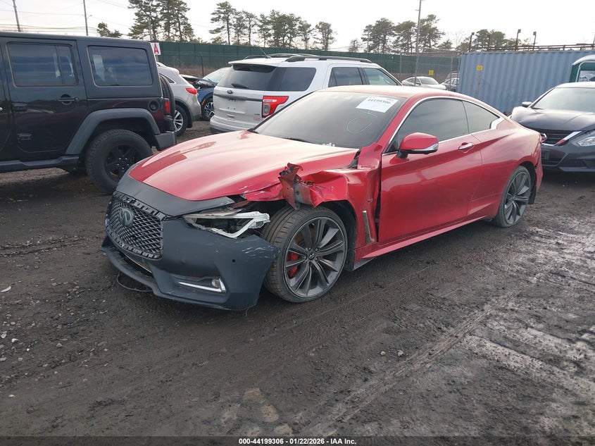 2017 Infiniti Q60 3.0T Red Sport 400