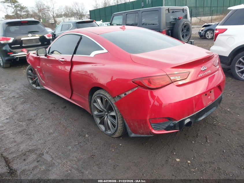 2017 Infiniti Q60 3.0T Red Sport 400