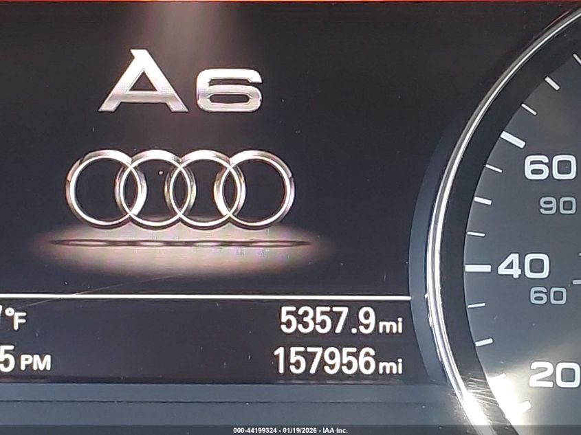 2014 Audi A6 3.0T Premium Plus VIN: WAUFGAFCXEN076250 Lot: 44199324