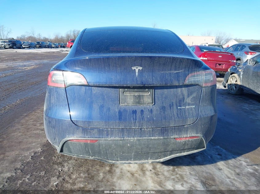 VIN 5YJYGDEE2MF063828 2021 TESLA MODEL Y LONG RANGE DUAL MOTOR ALL-WHEEL DRIVE