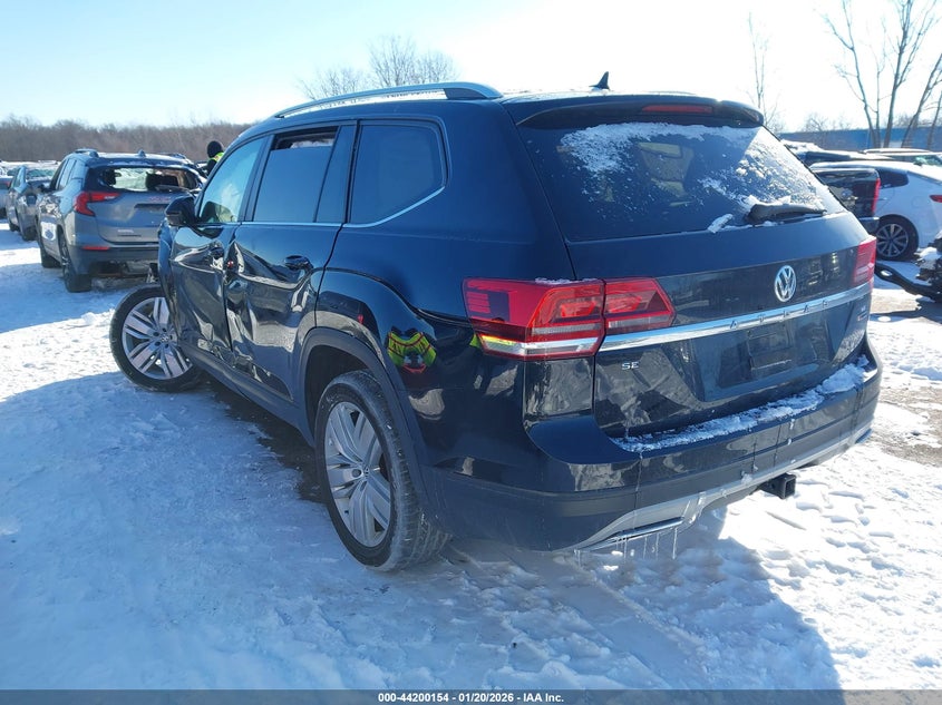 2019 Volkswagen Atlas 3.6L V6 Se W/Technology