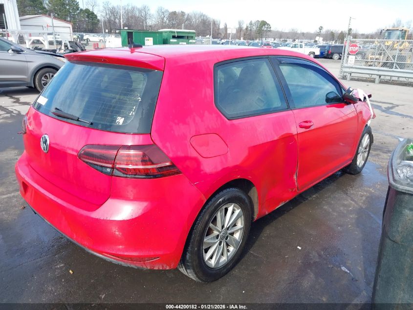 2015 Volkswagen Golf Tsi S 2-Door