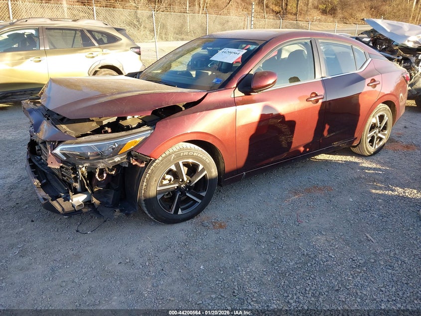 VIN 3N1AB8CV4SY266444 2025 NISSAN SENTRA SV