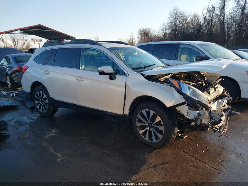 2016 SUBARU OUTBACK SPORT UTILITY VEHICLE 3.6L H-6 DOHC, VVT, 256HP