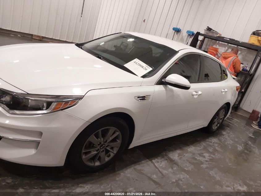 2018 Kia Optima Lx Turbo VIN: 5XXGT4L15JG178844 Lot: 44200820