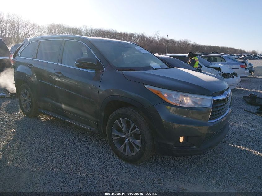 2014 Toyota Highlander Xle V6