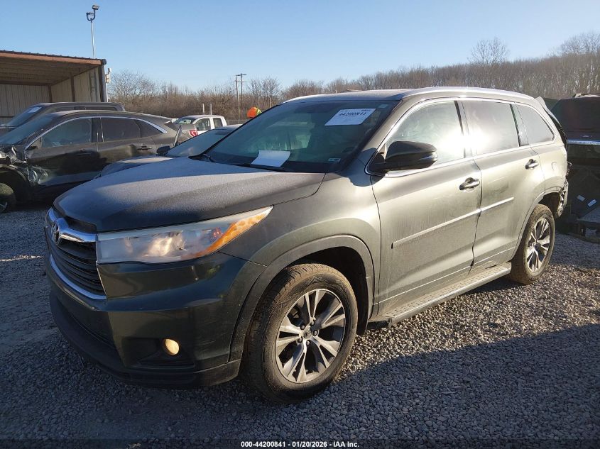 2014 Toyota Highlander Xle V6