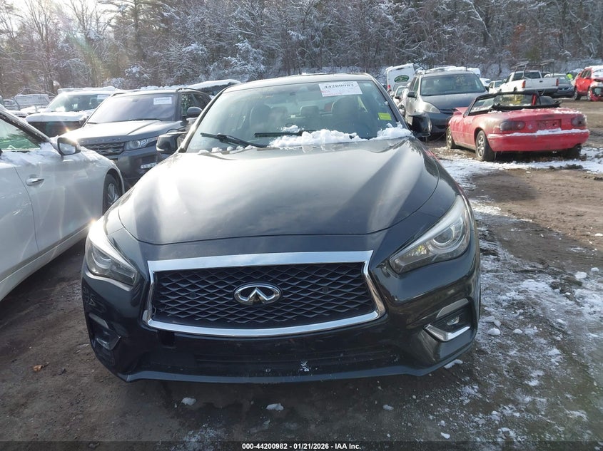 2018 Infiniti Q50 3.0T Luxe VIN: JN1EV7AR3JM430566 Lot: 44200982