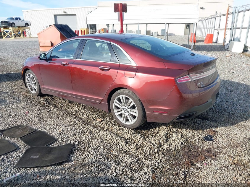 Vin: 3ln6l2j97fr611545, lot: 44697073, lincoln mkz 20153