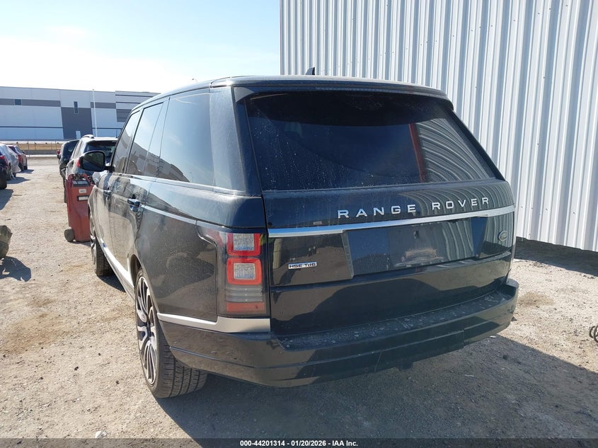 2016 Land Rover Range Rover 3.0L V6 Turbocharged Diesel Hse Td6