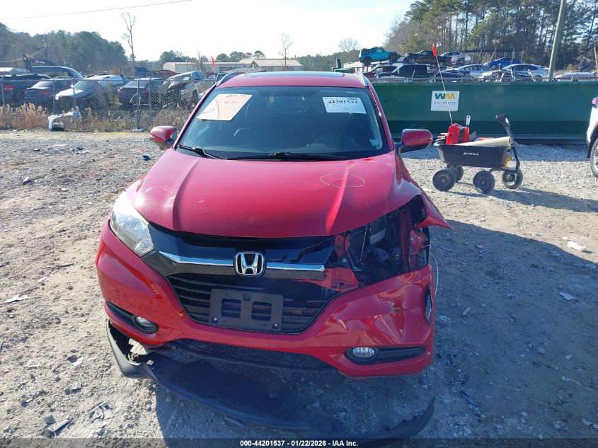 2016 Honda Hr-V Ex-L VIN: 3CZRU5H72GM723876 Lot: 44201537