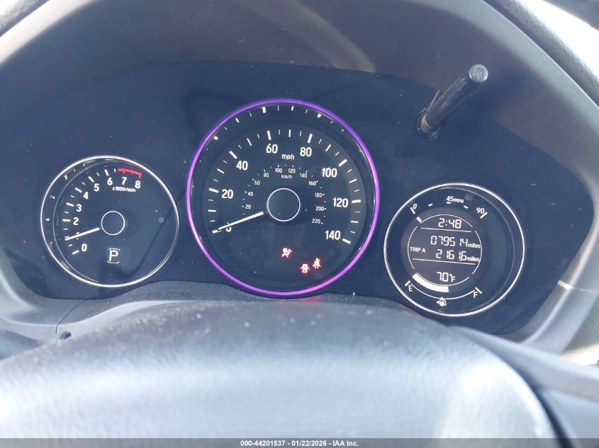 2016 Honda Hr-V Ex-L VIN: 3CZRU5H72GM723876 Lot: 44201537