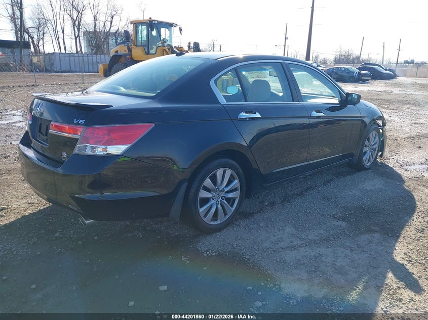 2012 Honda Accord 3.5 3.5 Ex-L black Lot 111044201860 Vin 1HGCP3F80CA019462