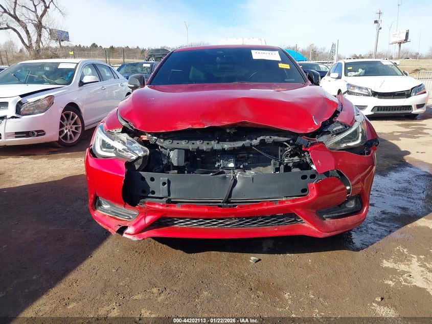 2021 Infiniti Q60 Red Sport 400 Awd VIN: JN1FV7LL7MM560352 Lot: 44202113