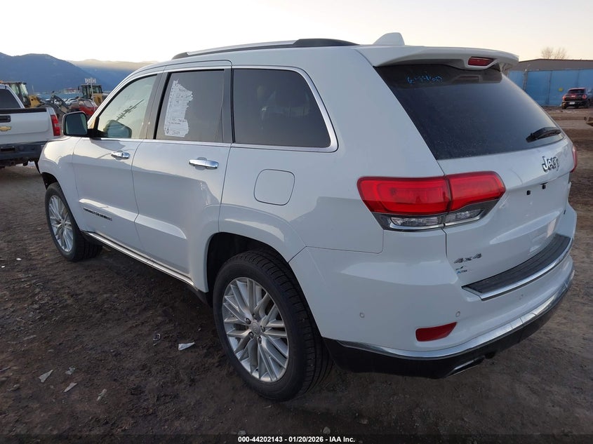 VIN 1C4RJFJG1JC449996 2018 JEEP GRAND CHEROKEE SUMMIT 4X4