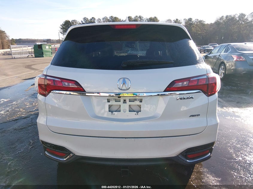 2016 Acura Rdx Technology Acurawatch Plus Packages/Technology Package VIN: 5J8TB4H50GL009533 Lot: 44202512